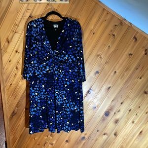 Anne Klein twist front dress